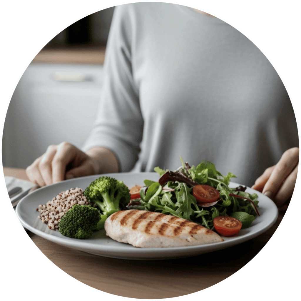 Alimentação equilibrada e estilo de vida saudável